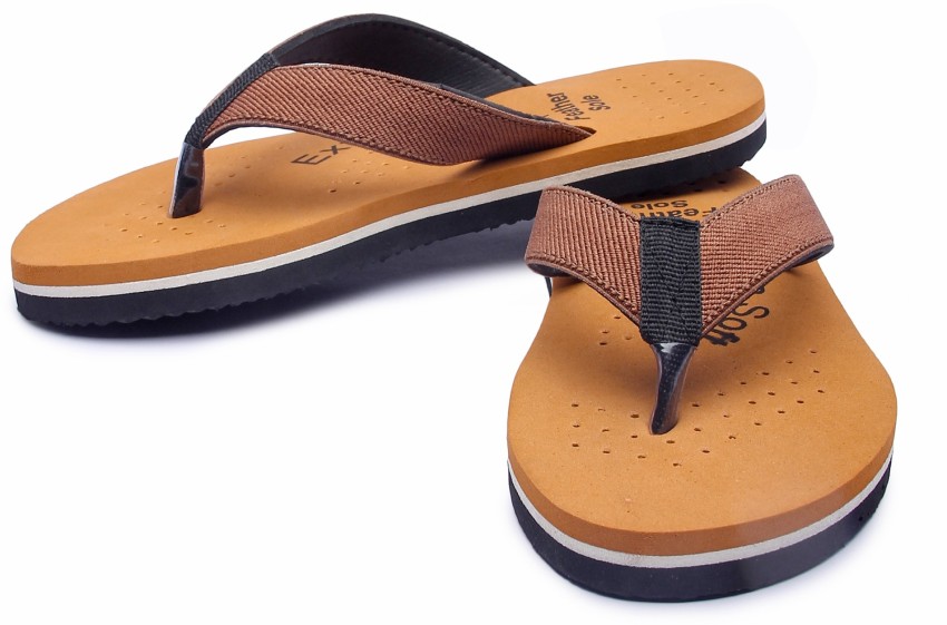 Feather flip flop online slippers