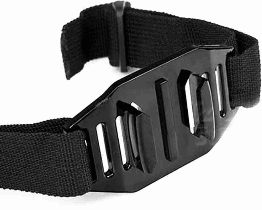 Action Pro Vented Adjustable Head Helmet Strap Belt Go Pro Mount HoldeAdapter For Sport Gopro HD Hero 1 2 3 4 5 Sj Cam Yi Camera Accessories Black