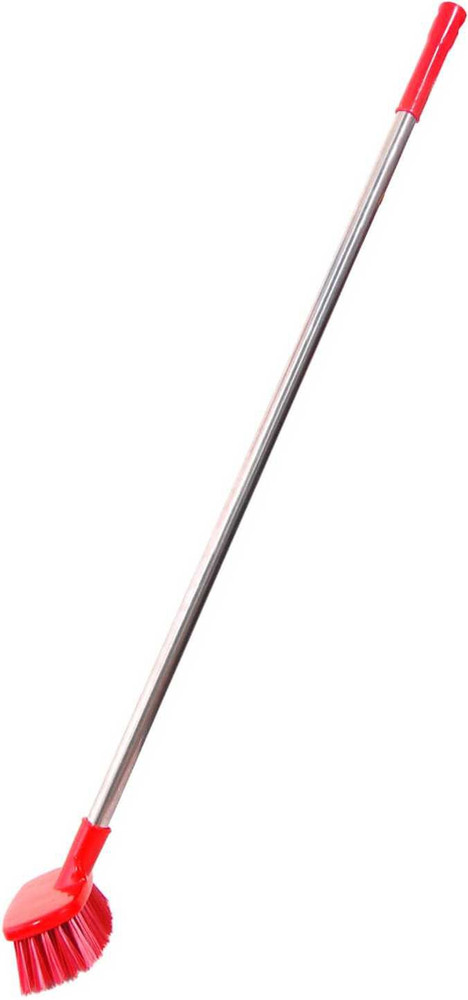 Long handle outlet bathroom scrub brush