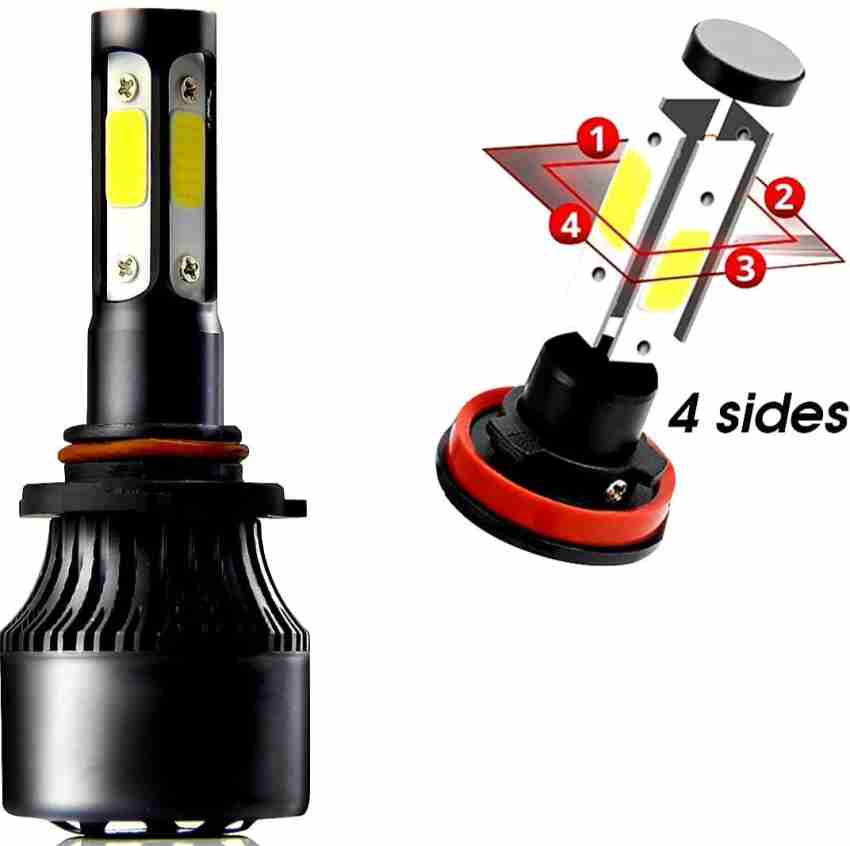 Micratech 4 Side Led Headlight Bulb Headlight Motorbike, Car LED (12 V, 40 W)  Price in India - Buy Micratech 4 Side Led Headlight Bulb Headlight Motorbike,  Car LED (12 V, 40 W) online at