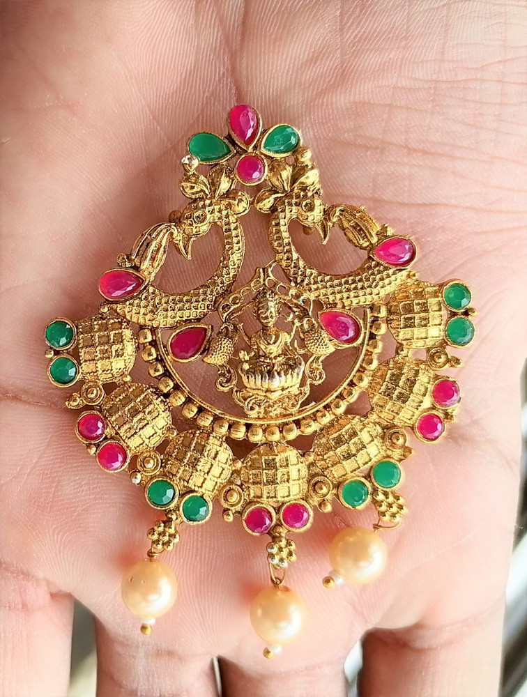 Fanaa Fashion Pendant Hanging Lakshmi Dollar for Aari Embroidery