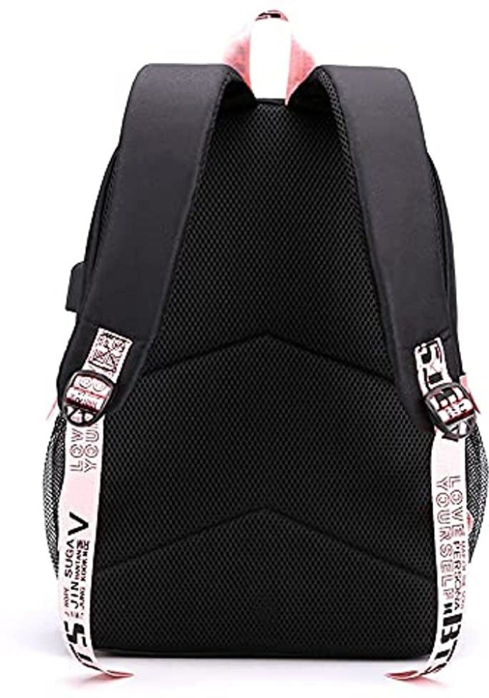 PALAY® BTS Kpop Bangtan Backpacks Daypack Laptop Bag for Girls School Bag  Shoulder Bag with USB Charging Port BTS Kpop Accessories For Boy Women Gifts