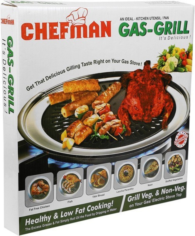 Chefman Electric Smokeless Indoor Grill w/ Non-Stick Cooking