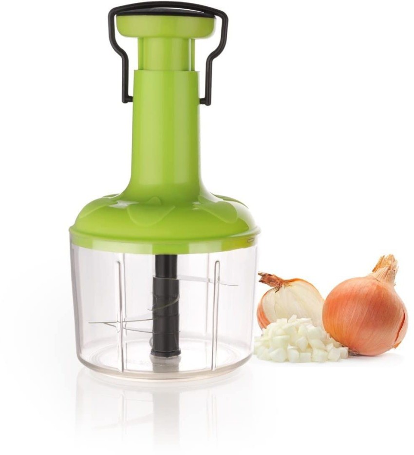 Manual Speedy Hand Press Food Chopper for Vegetables, Fruits, Nuts