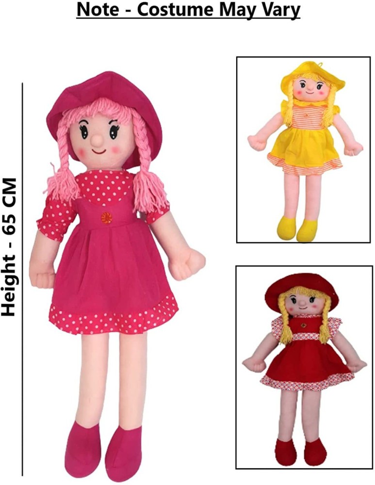 Joy Stories Doll for Girls, Large Beautiful Stuffed Plush Soft Rag