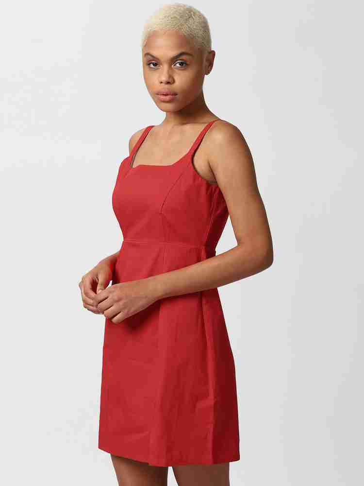 Forever 21 red off the shoulder dress cheap