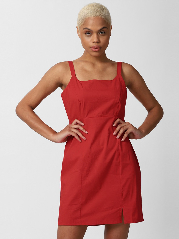 Red cocktail dress forever 21 cheap
