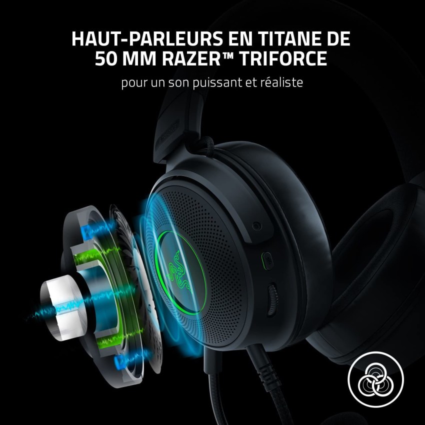 Razer Kraken V3 Wired USB Wired Gaming Headset Price in India