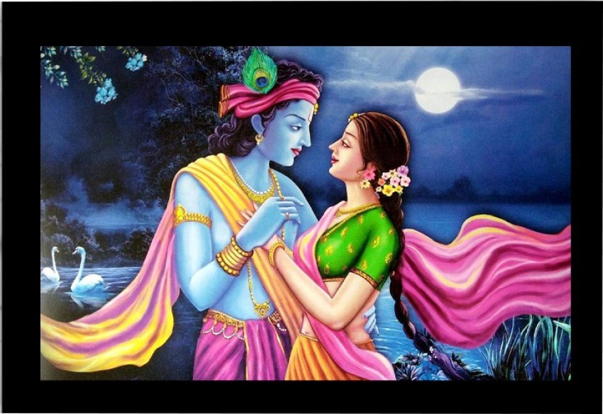 Radha-krishna, cute, smile, couple, love, HD wallpaper | Peakpx