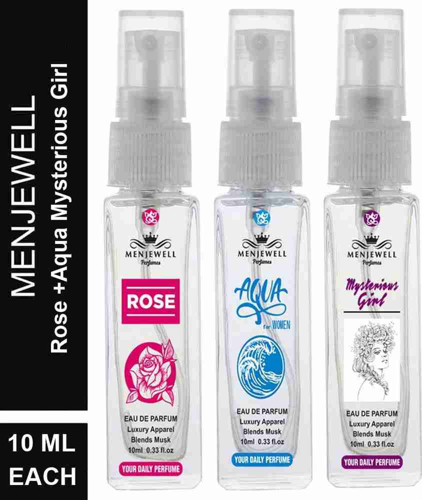 Buy Menjewell Rose Aqua For Women Mysterious Girl Eau de Parfum