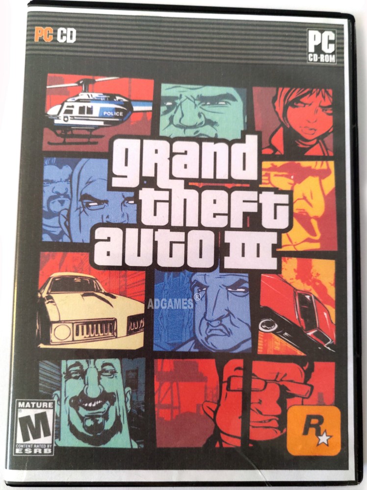 Grand Theft Auto III for PC CD-ROM