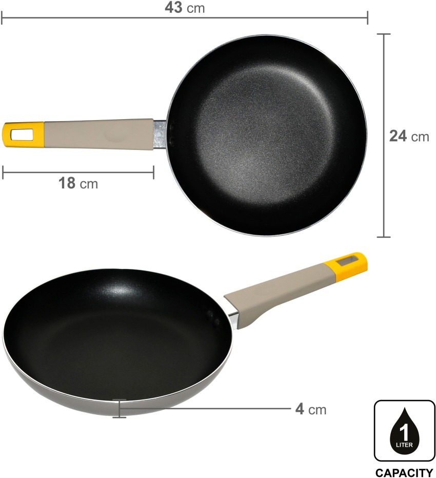 Mini Frying Pan 4.7inch Non-stick Small Pancake Pan With Handle 12