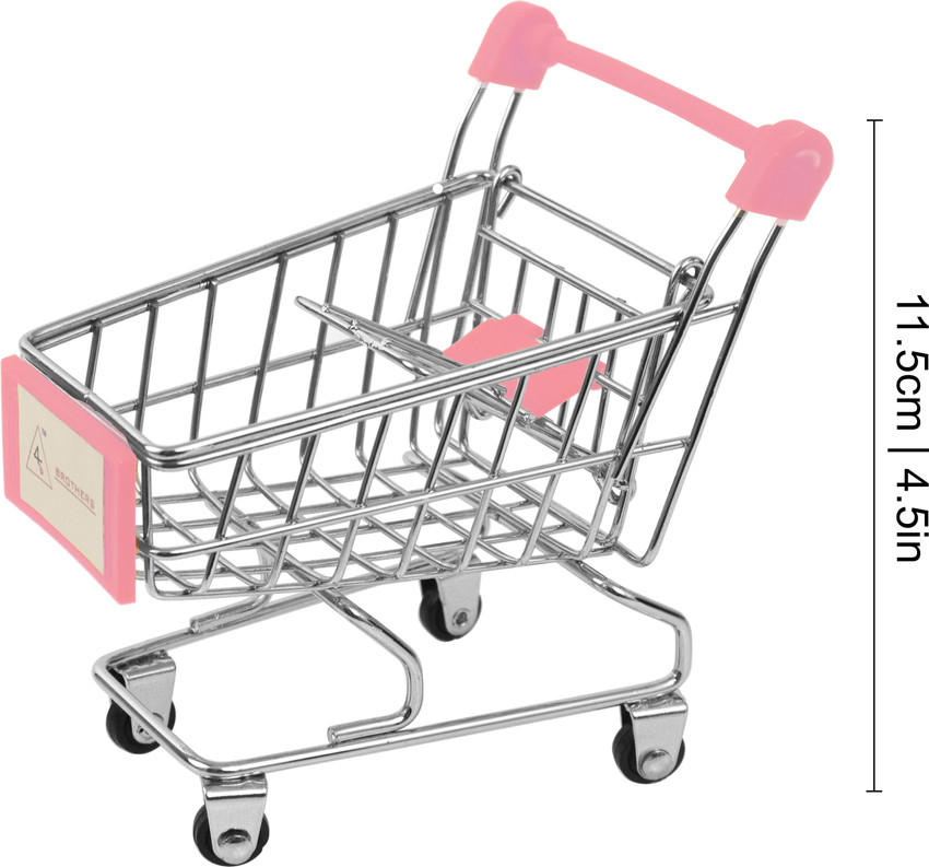 Spillbox Mini Supermarket Shopping Cart Trolley Mini Cart Baby Toy Trolley Wonderful Gift and Toy for Children Pink Mini Supermarket Shopping Cart Trolley Mini Cart Baby Toy Trolley Wonderful Gift