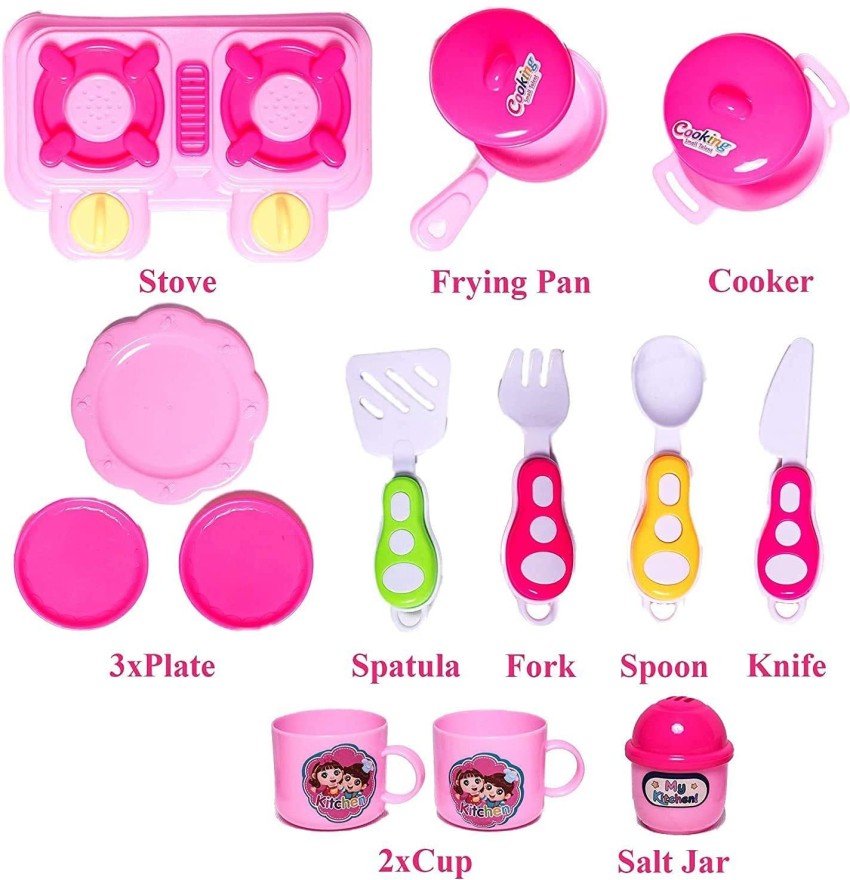 Mini Chef Kitchen Set, Toy Cooking Accessories