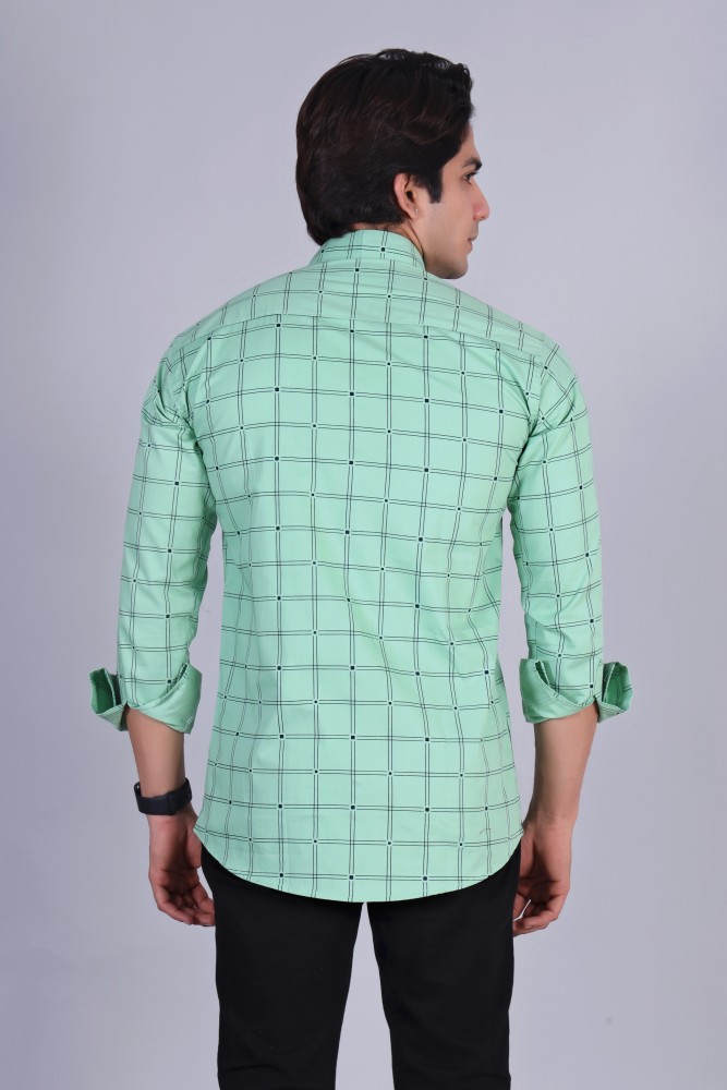 Light Green Icecream colour shirt for Men's.