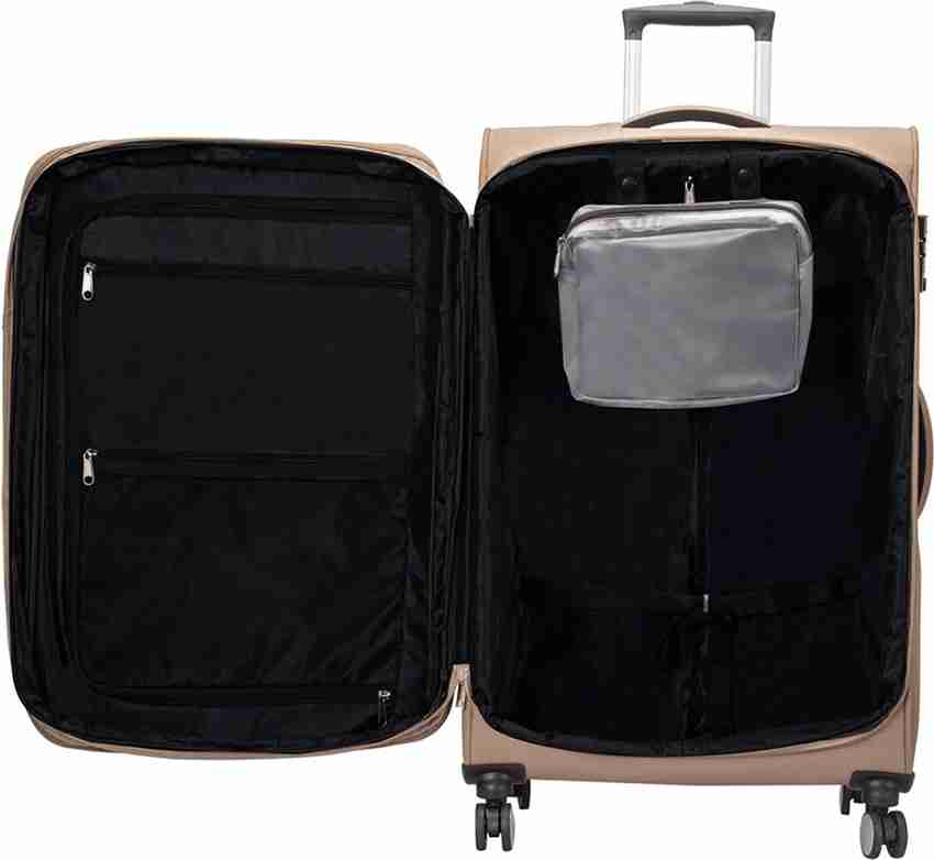 Medium size checked hot sale luggage