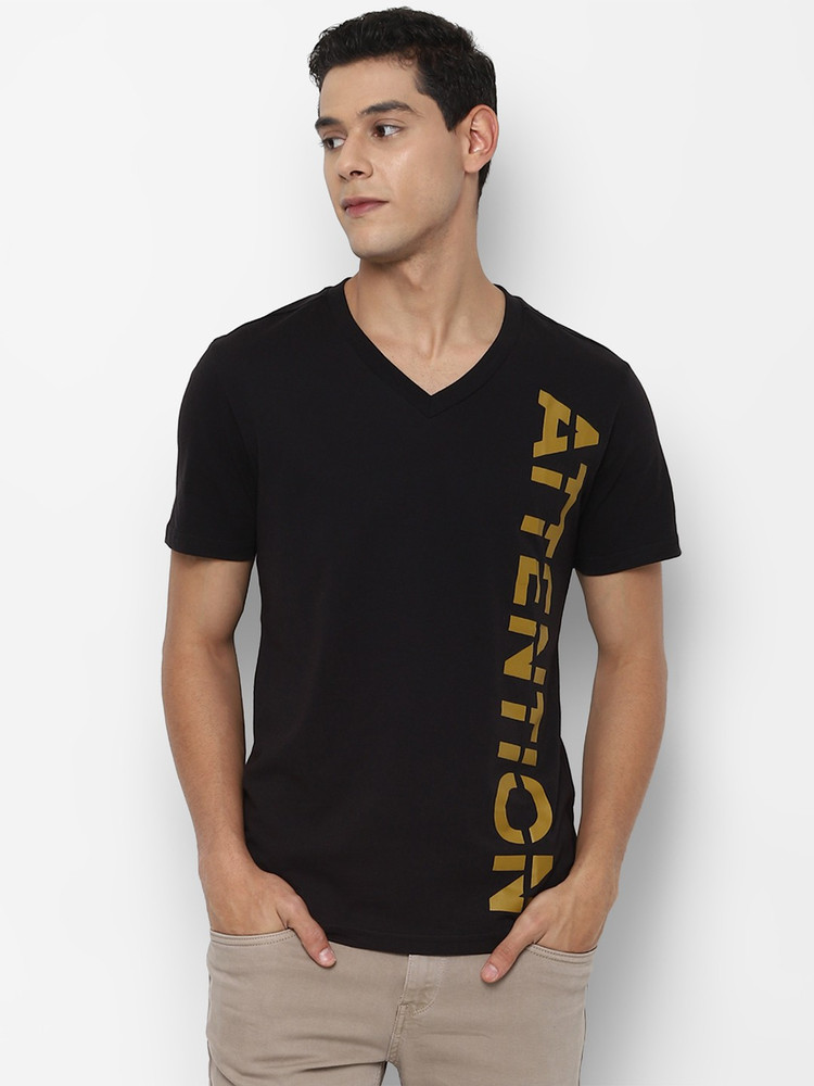 FOREVER 21 Printed Men V Neck Black T Shirt Buy FOREVER 21 Printed Men V Neck Black T Shirt Online at Best Prices in India Flipkart
