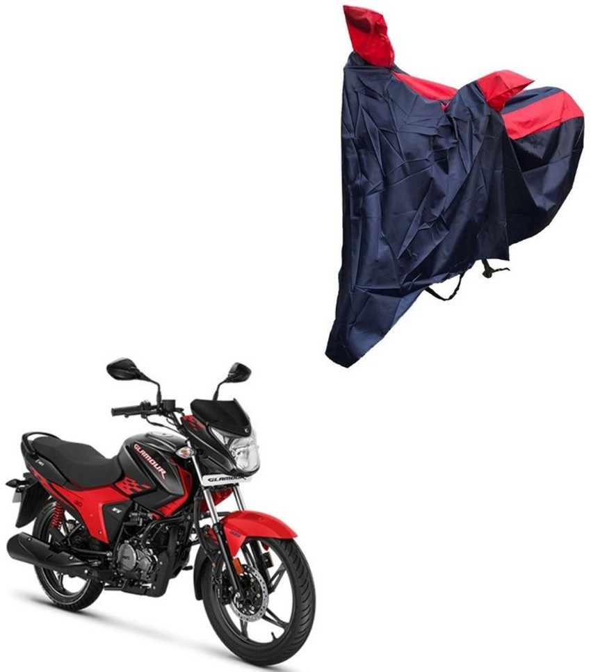 Oshotto Waterproof Two Wheeler Cover for Hero Dust and Water Proof Double Mirror Pocket Taffeta Bike Body Cover Compatible with Hero Glamour 125 Price in India Buy Oshotto Waterproof Two Wheeler