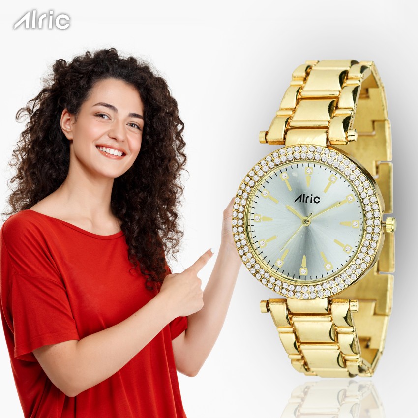 ALRIC Girls Watches Gem Ladies Watch For Girls Diamond Studded Silver Watch For Women Ladies Analog Watch For Women Buy ALRIC Girls Watches Gem Ladies Watch For Girls Diamond Studded