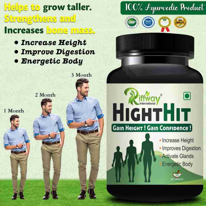 Riffway Height Hit Capsules Helps To Grow Taller