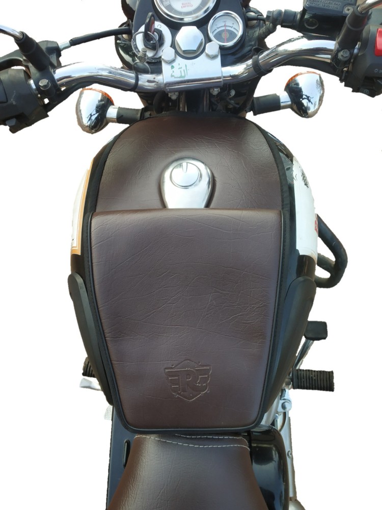 Uniware Leather Scratch Proof Mobile Pocket Tank Cover/Tank Bag Strap Royal  Enfield Classic 350, Classic 500, Classic Desert Storm, Electra Bike Tank  Cover Price in India - Buy Uniware Leather Scratch Proof