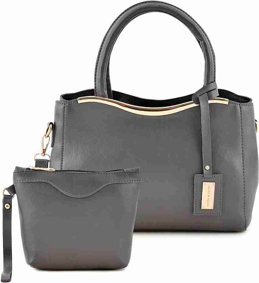 Buy Mark Keith Women Grey Hand held Bag Grey Online Best Price in India Flipkart