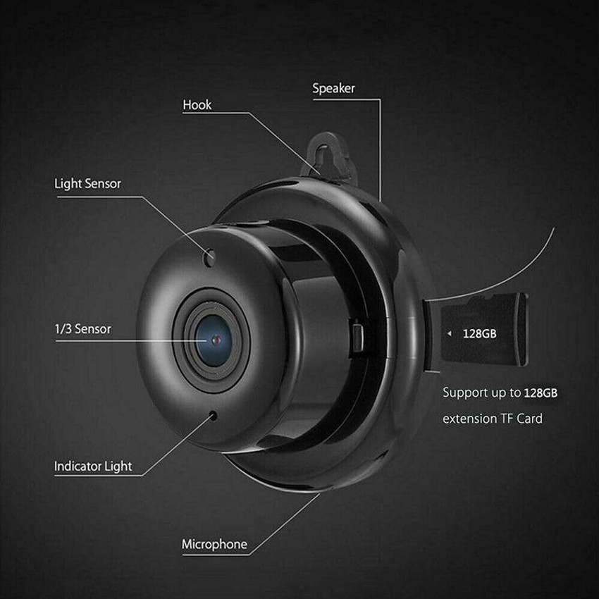 Home security camera with microphone 2025