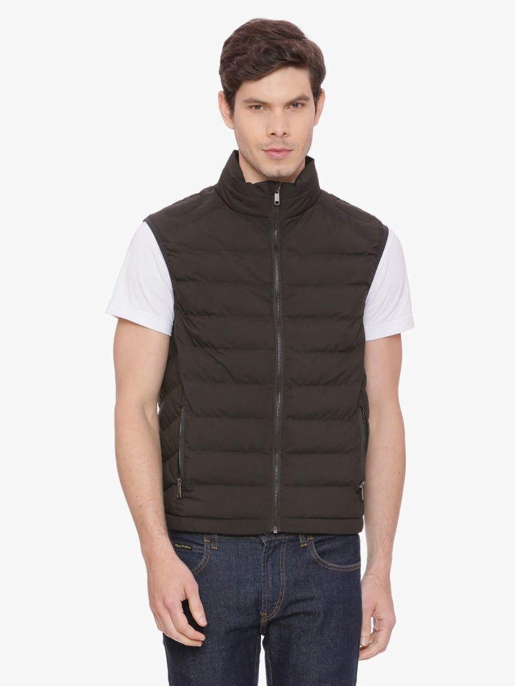 Mens sleeveless 2024 bomber jacket