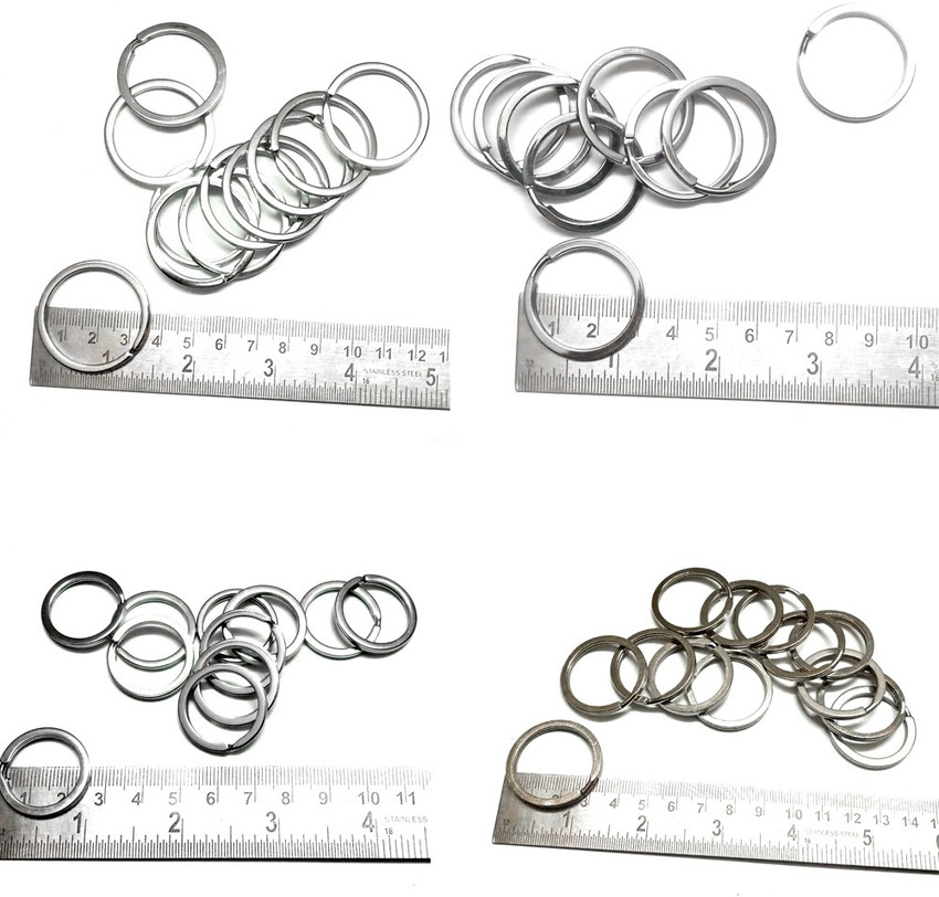 Keychain with multiple rings outlet
