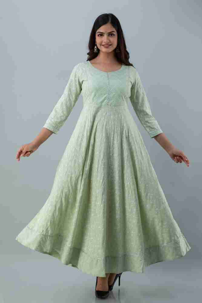 Nishabd Women Printed Anarkali Kurta - Buy Nishabd Women Printed Anarkali  Kurta Online at Best Prices in India