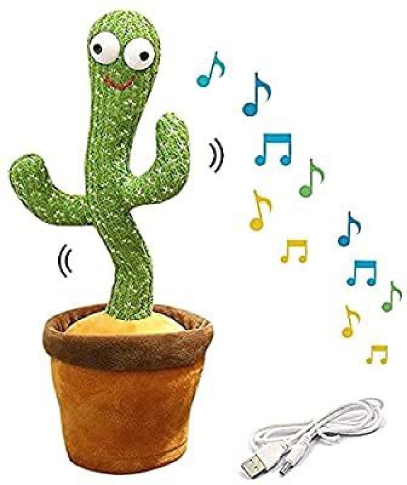 LIBRA Electric Singing Talking Cactus, Dancing Cactus with Lighting for  Home Decoration and Baby Interaction, Repeats What You say Rechargeable  Cactus Plush Toy - Electric Singing Talking Cactus, Dancing Cactus with  Lighting