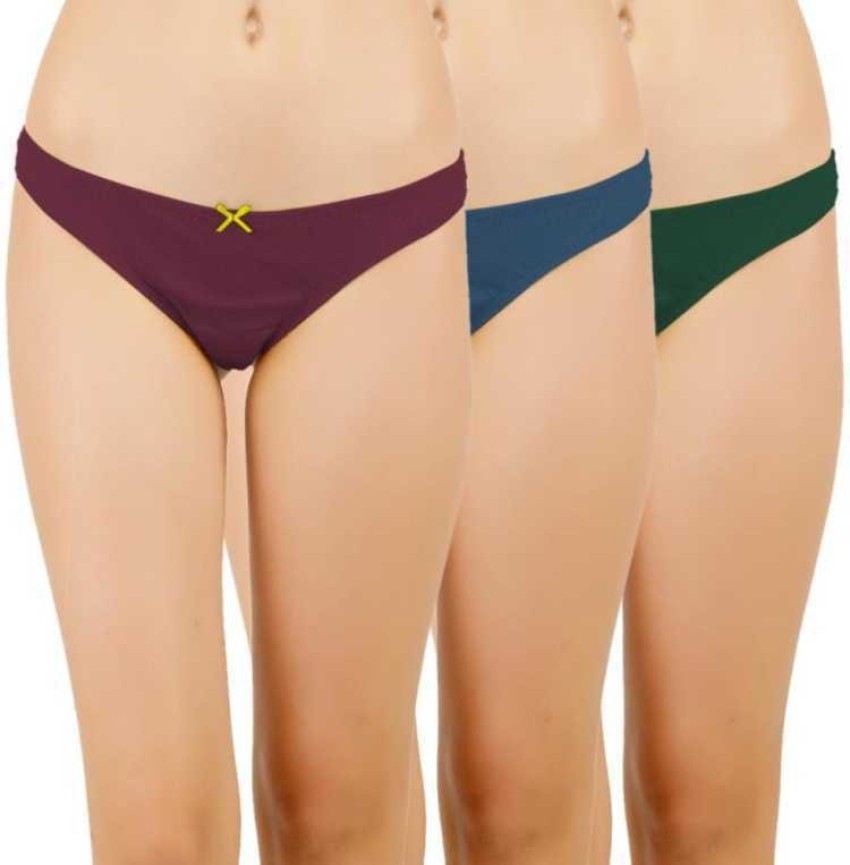 VAISHMA Women Thong Multicolor Panty - Buy VAISHMA Women Thong Multicolor  Panty Online at Best Prices in India
