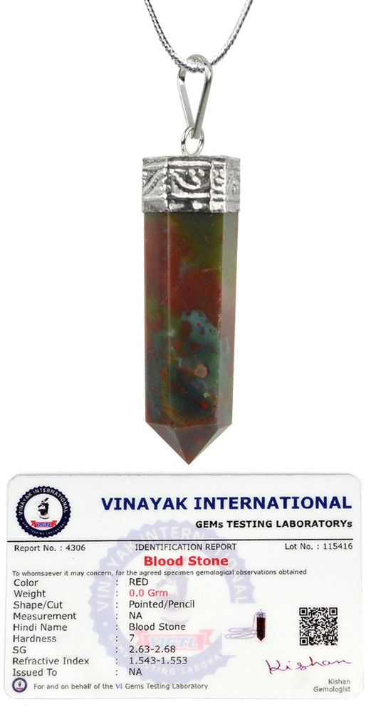 Reiki healing top stone necklace
