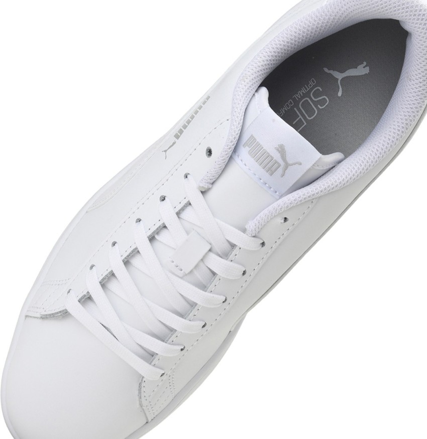 Puma smash v2 womens on sale white