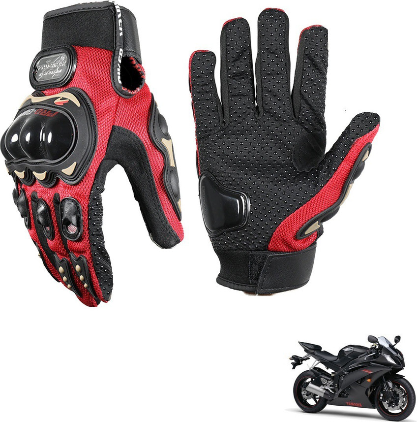 Yamaha bike hand gloves on sale
