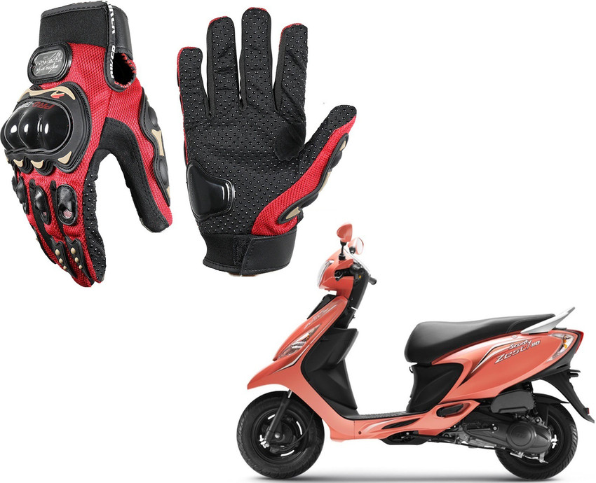 KOZDIKO Pro Biker Gloves Red For Scooty Zest Riding Gloves Buy