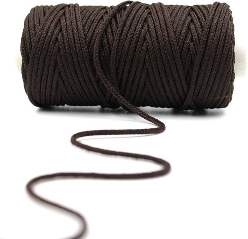 Ananta Braided Macrame Dark Brown 2.5mm 50Mtr. Cotton Cord/Dori