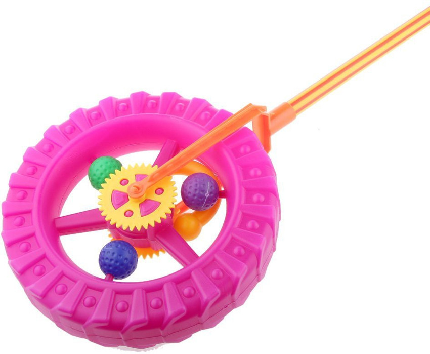 Push along wheel store toy
