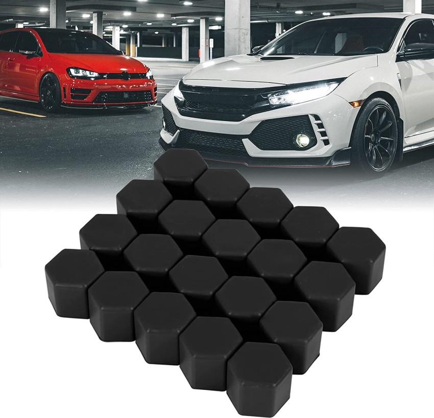 Silicone wheel store nut covers