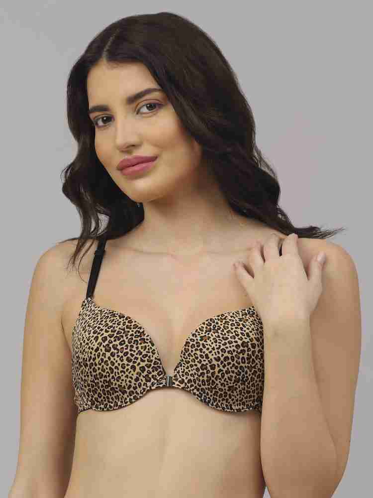 Buy PrettyCat Push-Up Plunge Wired Medium Coverage Corset - Black at Rs.719  online