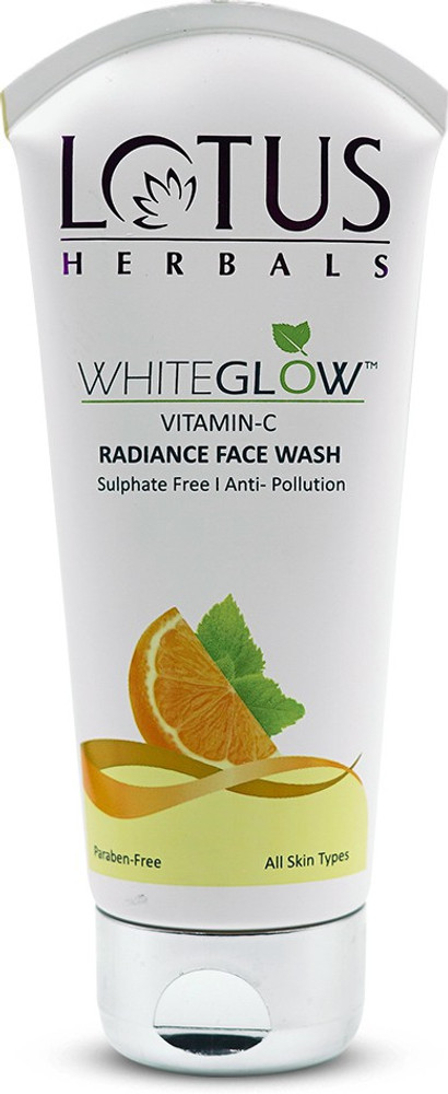 LOTUS HERBALS WhiteGlow Vitamin C Radiance | For Dark Spots & Dull Skin | Anti- Pollution Face Wash - Price in India, Buy LOTUS HERBALS WhiteGlow Vitamin C Radiance | For Dark