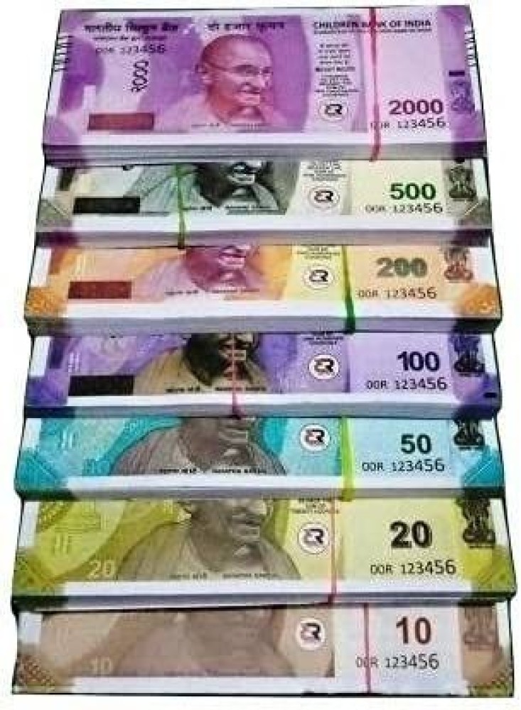 LEVIATHAN Dummy Indian Currency Notes 60 Units, of 200,500,Rupee Notes for  kids Playing Fake Note Gag Toy Price in India - Buy LEVIATHAN Dummy Indian  Currency Notes 60 Units, of 200,500,Rupee Notes