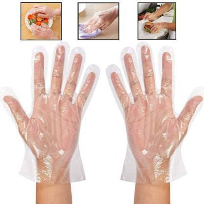 Disposable transparent clear plastic gloves new arrivals