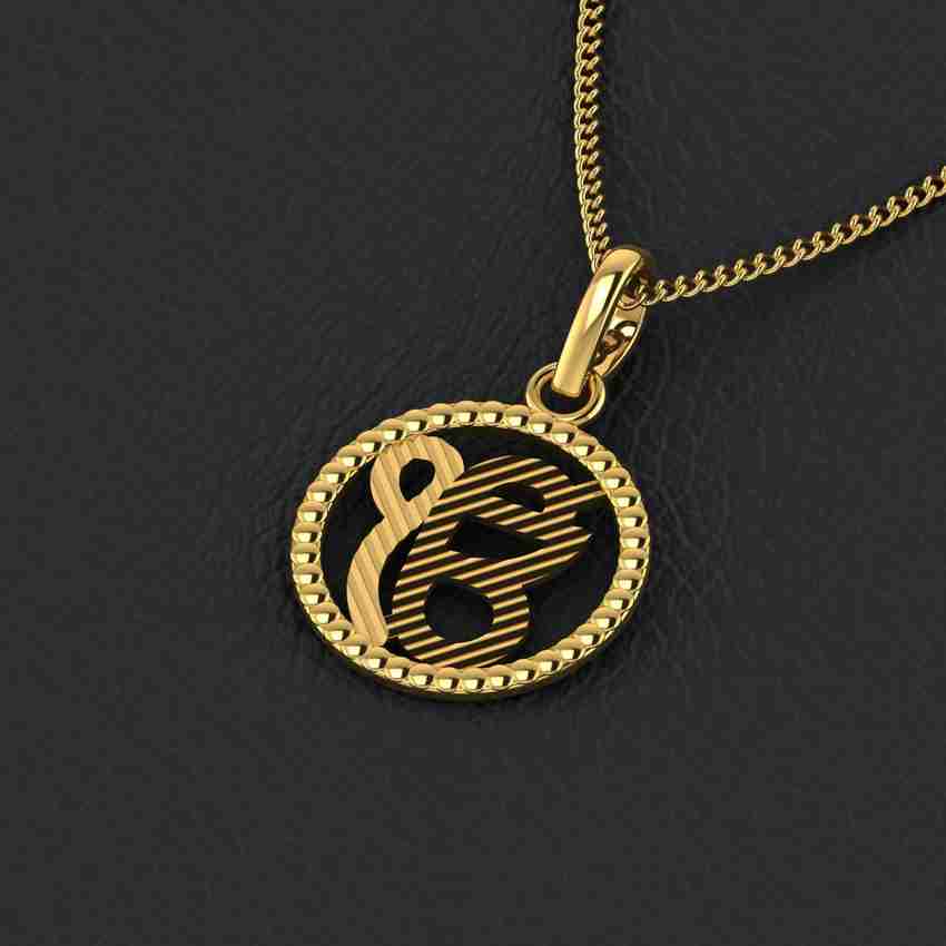 LORDS JEWELS EK OMKAR GOLD PENDANT 1.27 Grams 22kt Yellow Gold