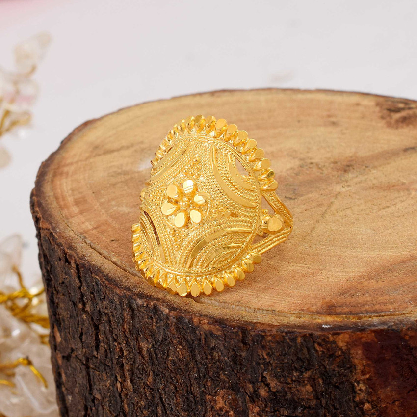 memoir Gold Plated Round Shaped Filigree Fashion Finger Ring Women Traditional Brass Gold Plated Ring Price in India Buy memoir Gold Plated Round Shaped Filigree Fashion Finger Ring Women Traditional ...