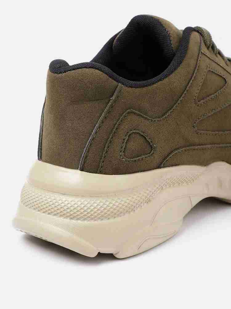 Roadster men sale olive green sneakers