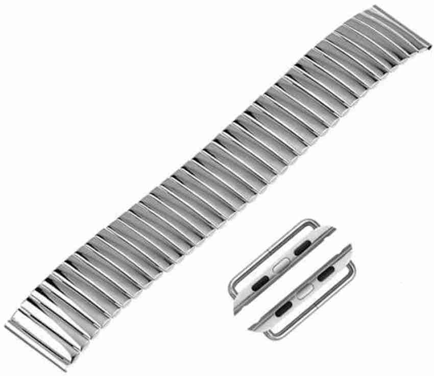 Stainless steel best sale stretch watch band