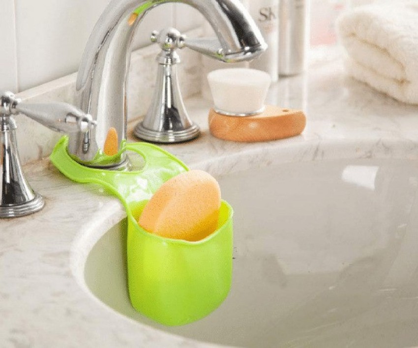 Pretty Comy 2 Pack Silicone Sponge Holder for Kitchen Sink