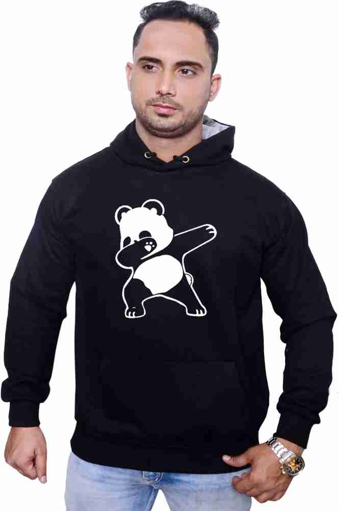 MJ UNIQUE DANCING PANDA Full Sleeve Graphic Print Men