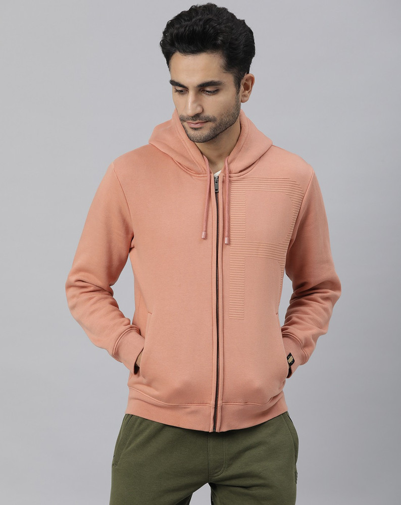 Peach colour hoodie mens hot sale